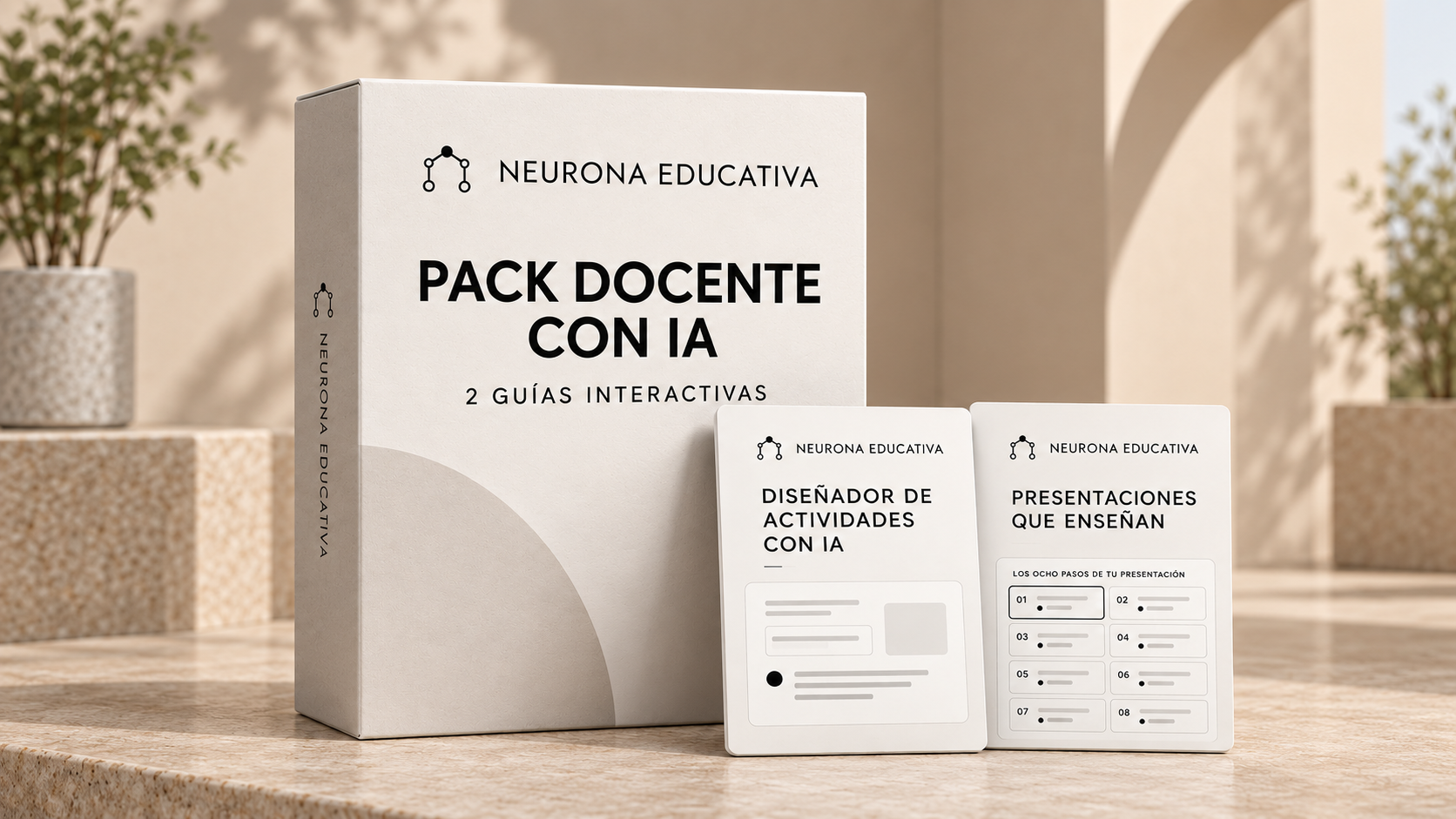 Colección docente básica: las dos guías interactivas de Neurona Educativa